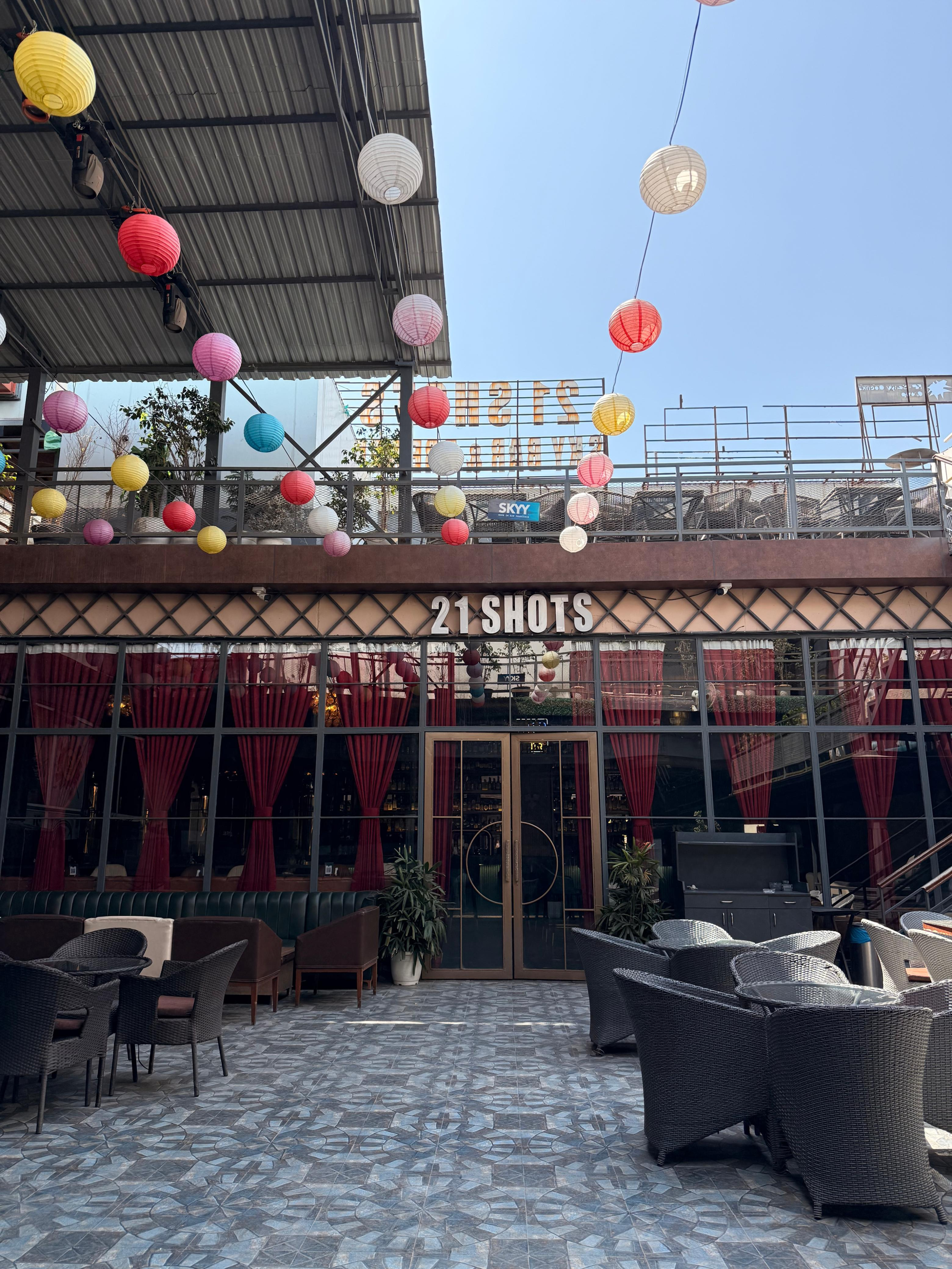 21 Shots Sector 56 rooftop space